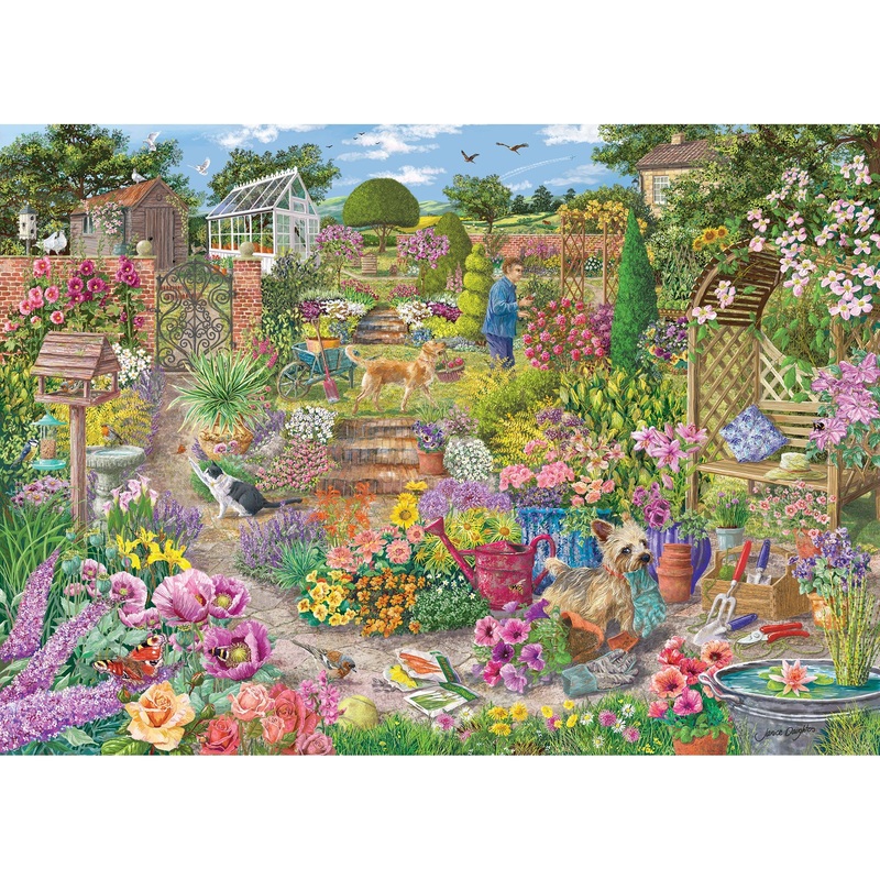 Garden in Bloom  1000 Piece Jigsaw Puzzle (Gibsons)