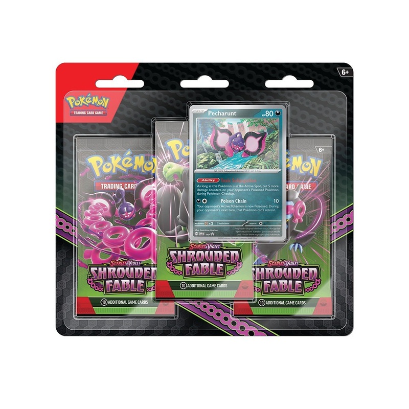 Pokemon TCG Scarlet & Violet Shrouded Fable 3 Booster Blister S&V SF 3pk Blister