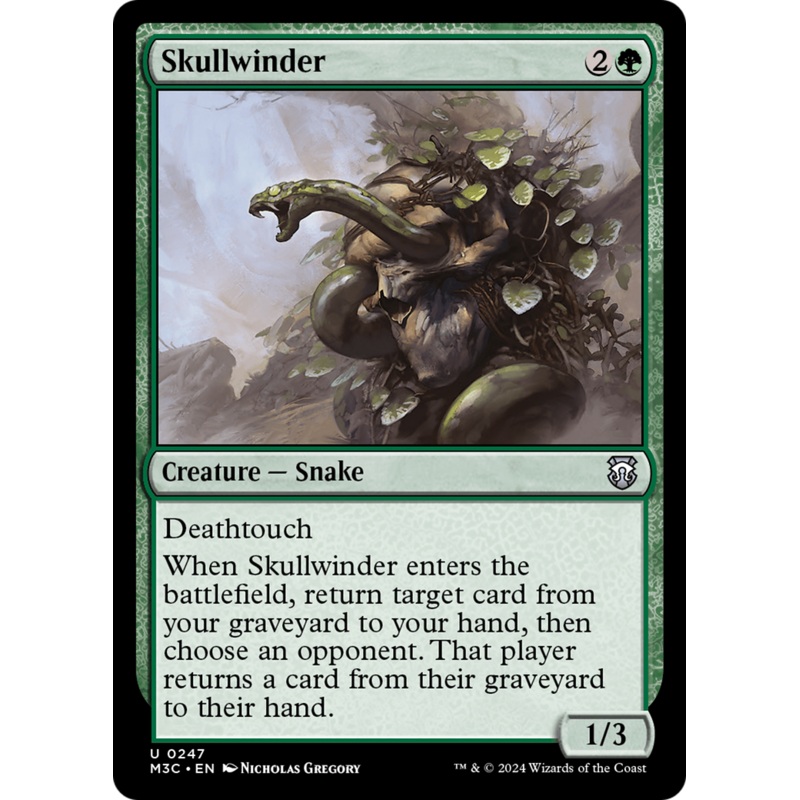 Skullwinder (M3C-247) – Modern Horizons 3 Commander Foil [Uncommon]