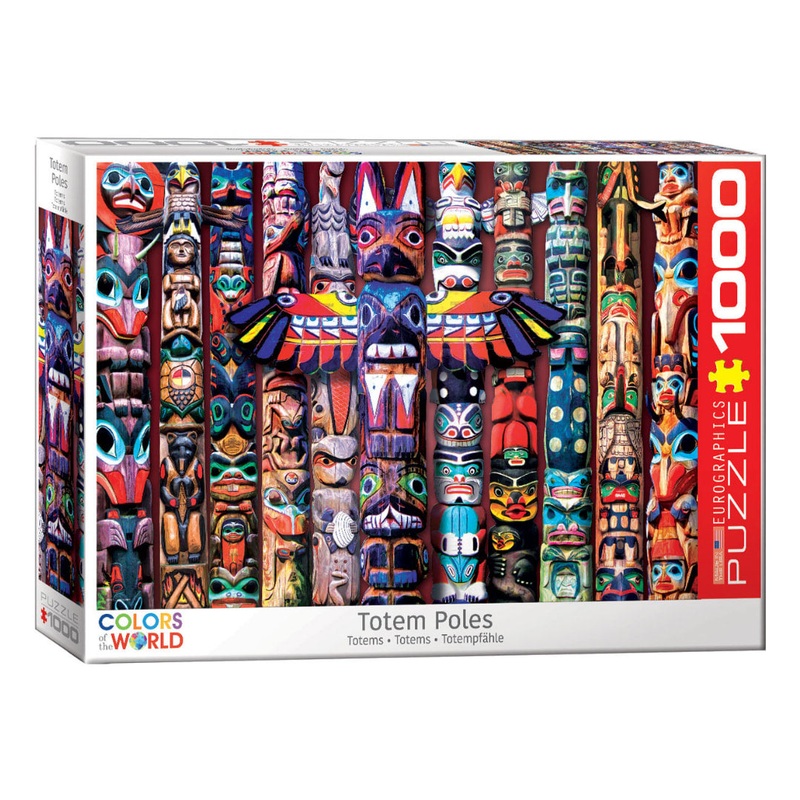 Totem Poles 1000 Piece Puzzle