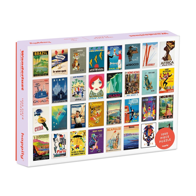 Wanderlust 1000 Piece Jigsaw Puzzle by Happily