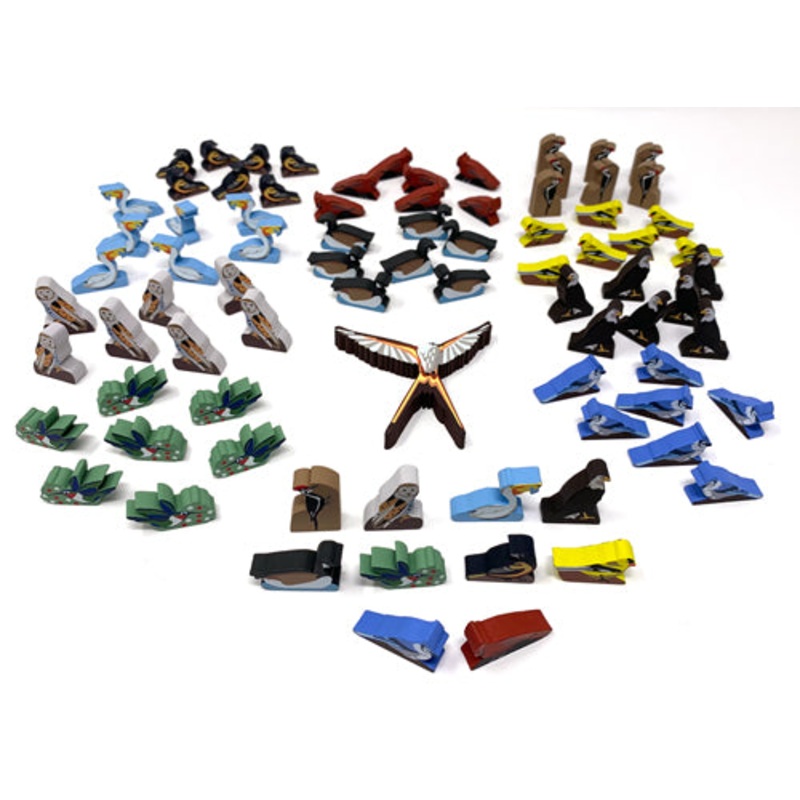 Wingspan: North American Birds & Scissor-Tailed Flycatcher Meeple Upgrade Pack Wingspan North America Wooden Birds