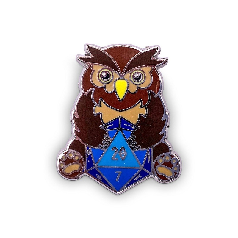 Pins: Owlbear Blue