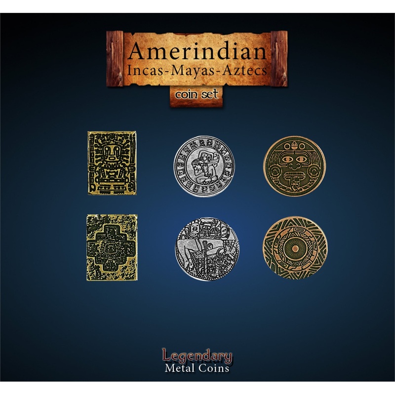 Legendary Metal Coins – Amerindian (3 options) Amerindian Copper