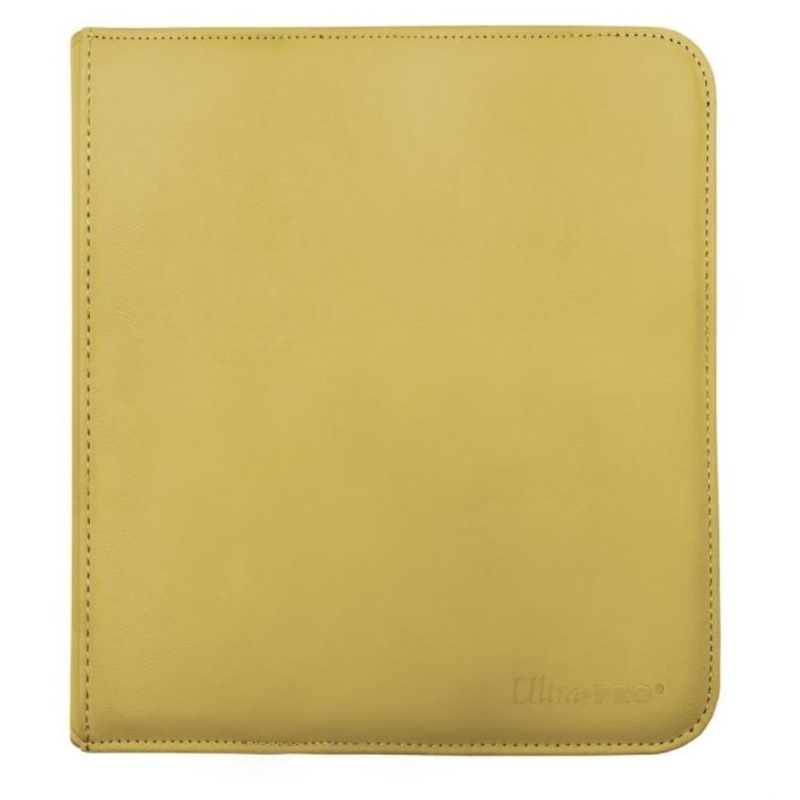 Ultra Pro 12-Pocket Pro Binder – Yellow (15745) 12pkt Pro ZIP Yellow