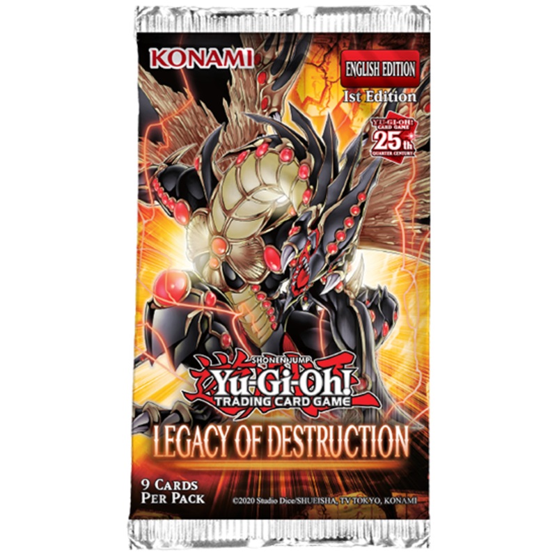 Yu-Gi-Oh! Legacy of Destruction Booster Pack YGO Legacy of Destruction Pack