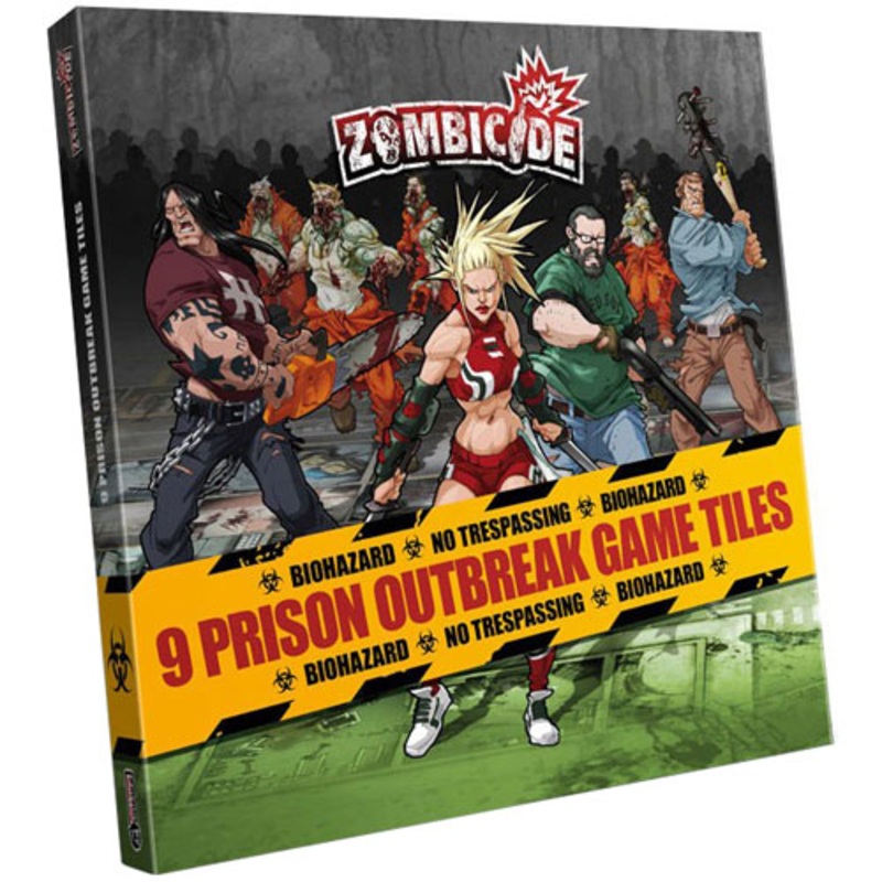 Zombicide: Prison Outbreak – Game Tiles (Clearance)