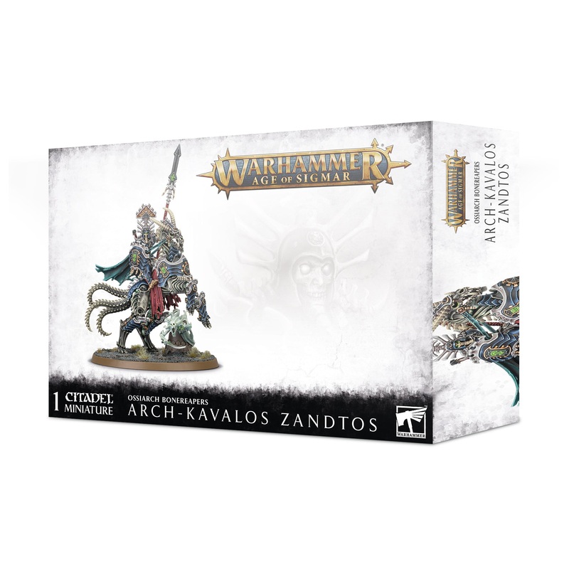 Age of Sigmar Ossiarch Bonereapers Arch-Kavalos Zandtos AoS OB Arch-Kavalos Zandtos
