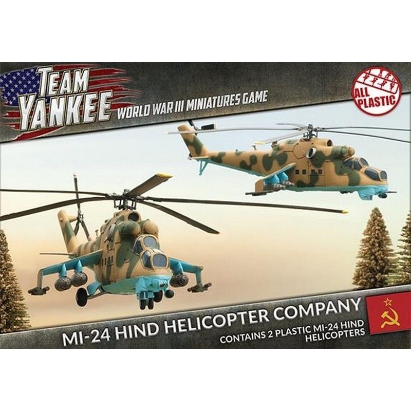 WWIII: Team Yankee  MI-24 Hind Helicopter Company (x2) | Milsims Games