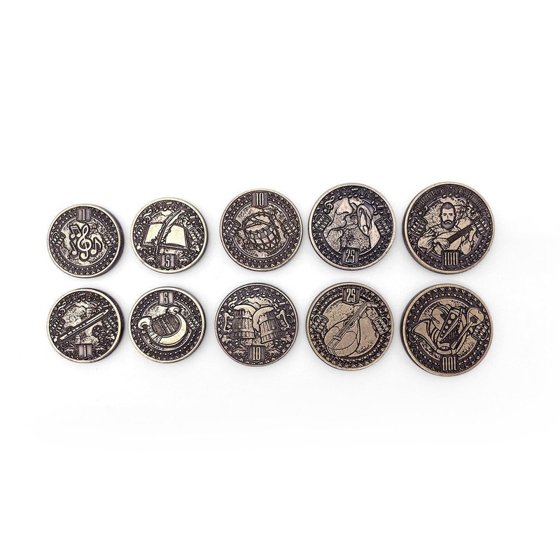 Adventure Coins: Bard Set of 10 Coins