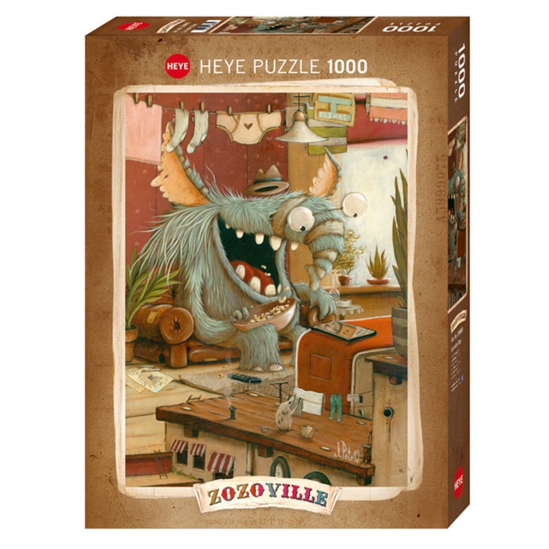 Zozoville: Laundry Day 1000 Piece Jigsaw Puzzle by Heye