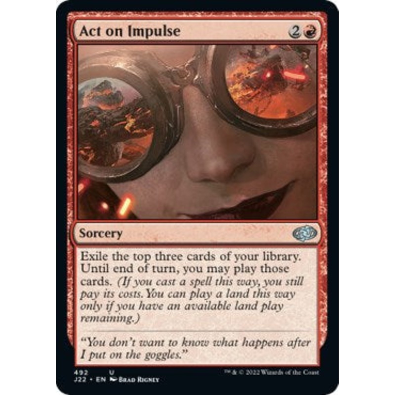 Act on Impulse (J22-492) – Jumpstart 2022 [Uncommon]
