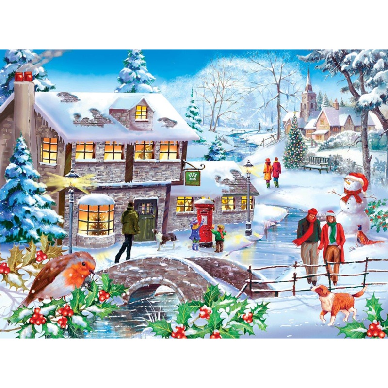 Winter Walk  500 Piece Jigsaw Puzzle (HOP)