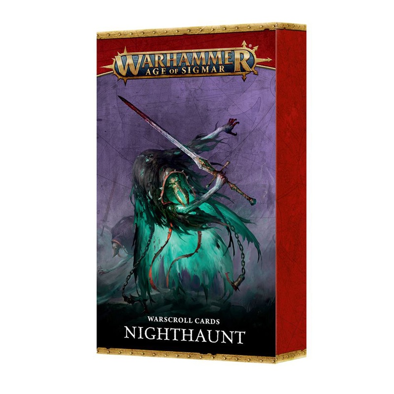 Warhammer Age of Sigmar: Warscroll Cards – Nighthaunt (New Arrival)