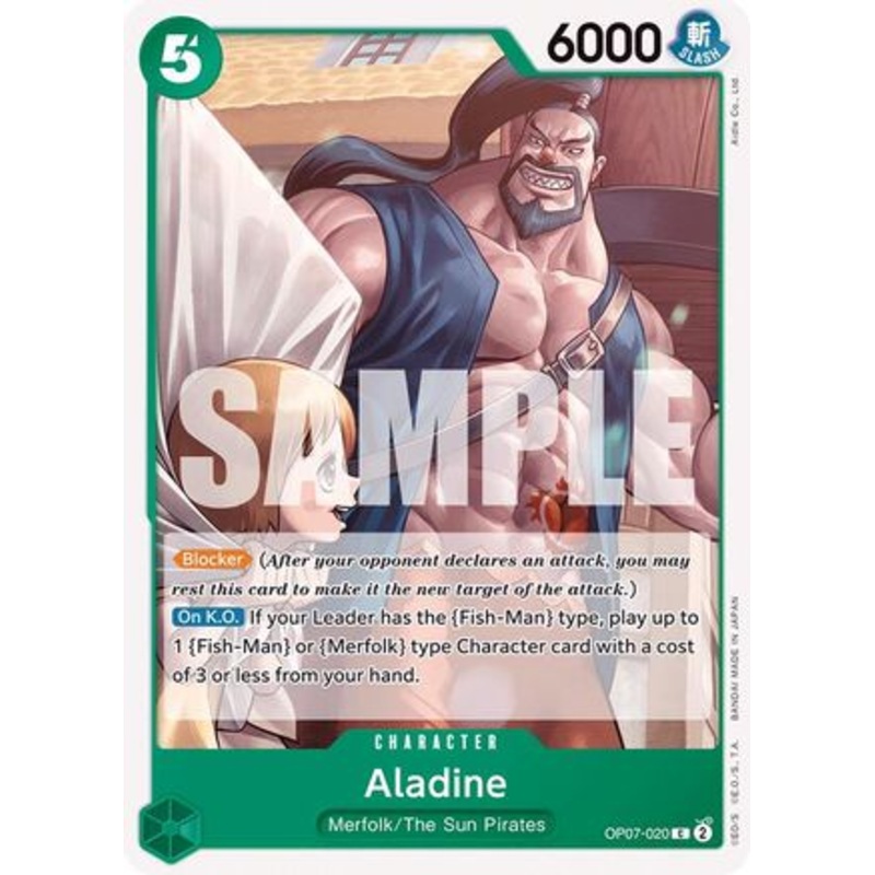Aladine (OP07-020) – 500 Years in the Future  [Common]