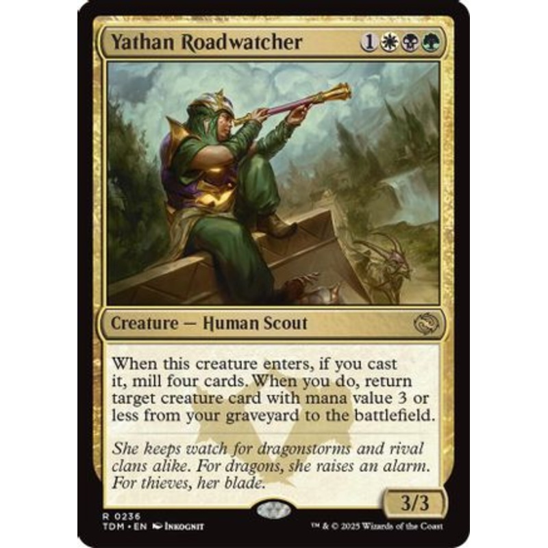 Yathan Roadwatcher (TDM-236) – Tarkir: Dragonstorm [Rare]