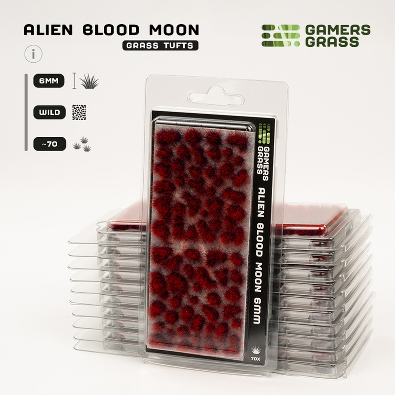 Gamers Grass Tufts: Alien Blood Moon – 6mm