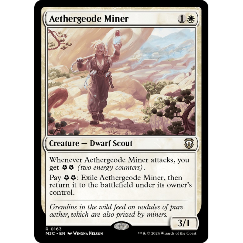 Aethergeode Miner (M3C-193) – Modern Horizons 3 Commander Foil [Rare]