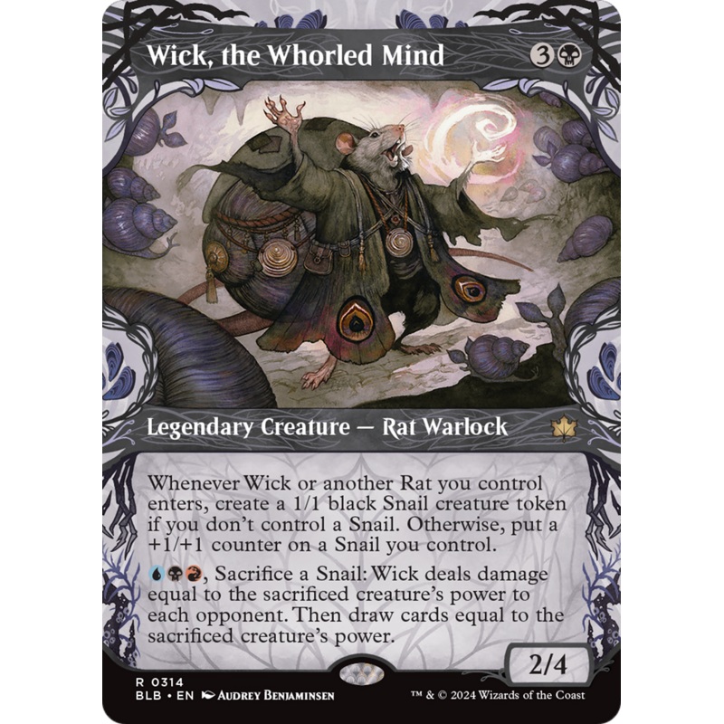 Wick, the Whorled Mind (BLB-314) – Bloomburrow [Rare]