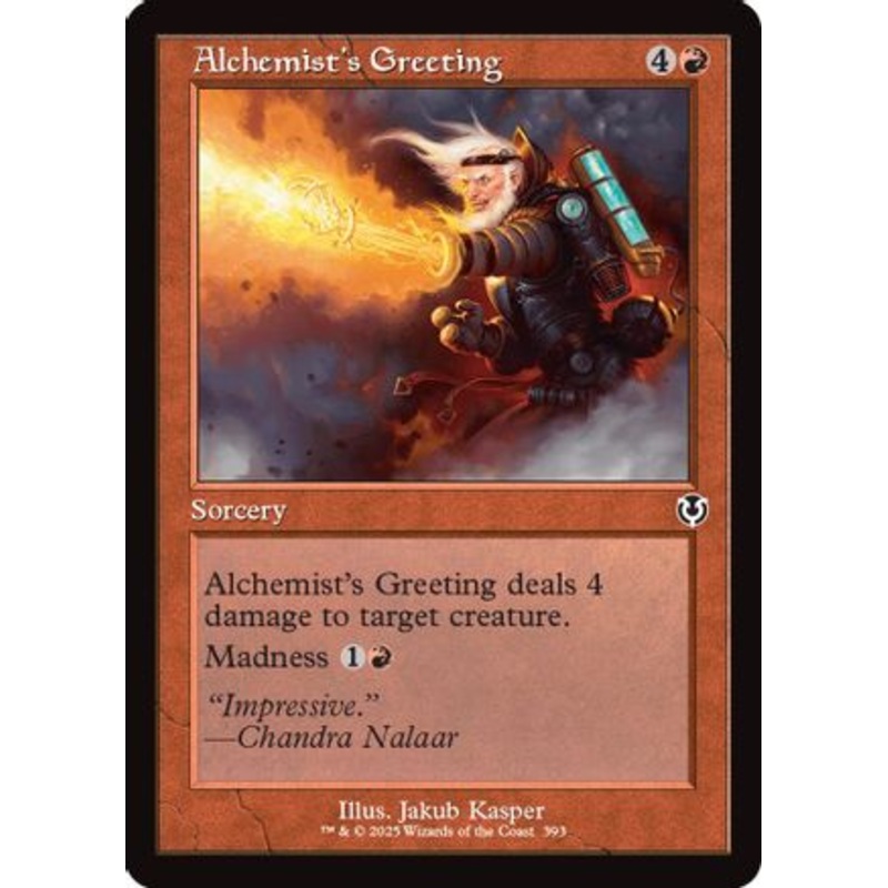 Alchemist’s Greeting (Retro Frame) (INR-393) – Innistrad Remastered Foil [Common]