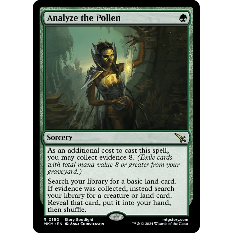 Analyze the Pollen (MKM-150) – Murders at Karlov Manor Foil [Rare]