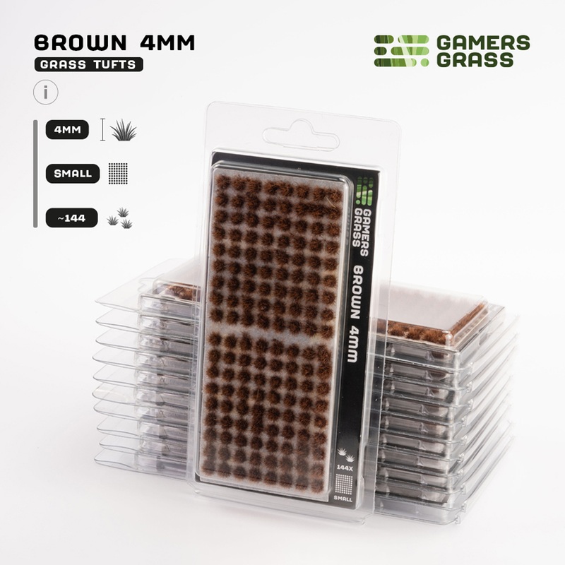 Gamers Grass Tufts: Brown – Small 4mm