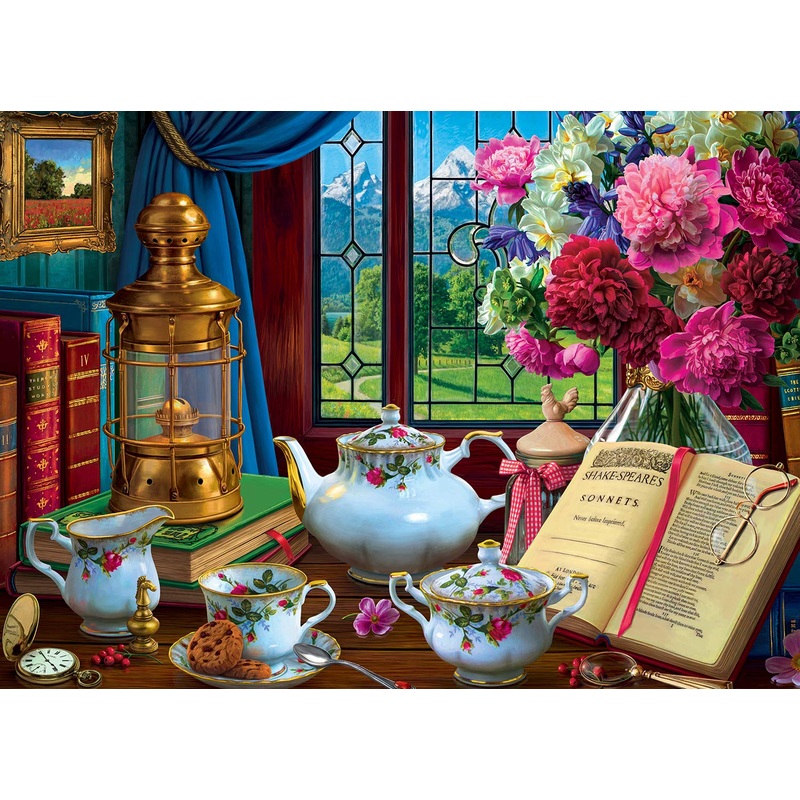 Willow Creek – Tea Set by Image World Jigsaw Puzzle (1000 Pieces)
