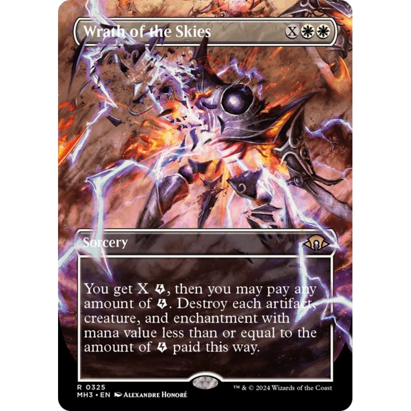 Wrath of the Skies (MH3-325) – Modern Horizons 3 (Borderless) [Rare]