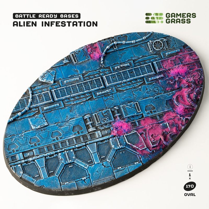 Battle Ready Bases: Alien Infestation – Oval 170mm (1)