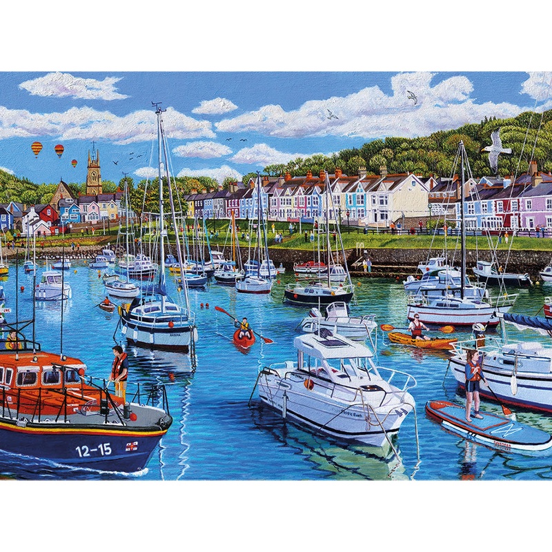 Aberaeron, Cardigan Bay  1000 Piece Jigsaw Puzzle (Gibsons)
