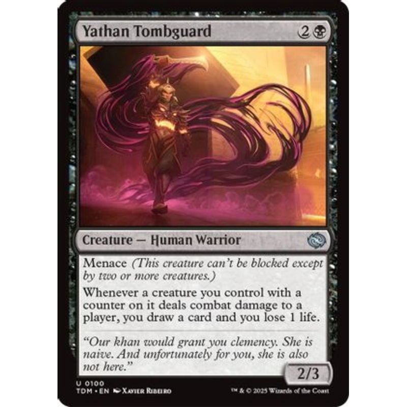 Yathan Tombguard (TDM-100) – Tarkir: Dragonstorm Foil [Uncommon]
