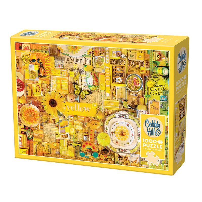 Yellow 1000 Piece Jigsaw Puzzle by Cobble Hill