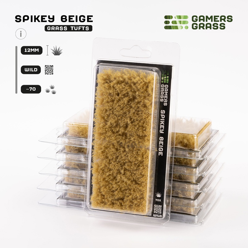 Gamers Grass Tufts: Spikey Beige – Wild 12mm