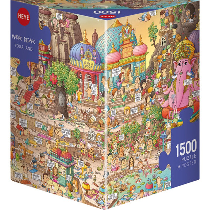 Yogaland 1500 Piece Jigsaw Puzzle by Heye