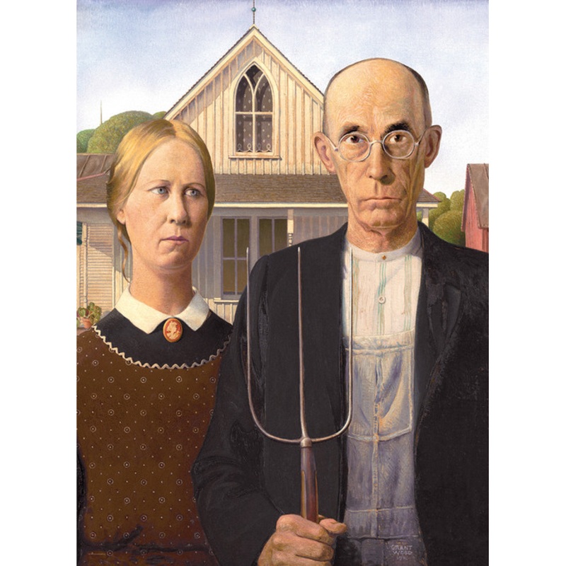 American Gothic, Wood 1000pc