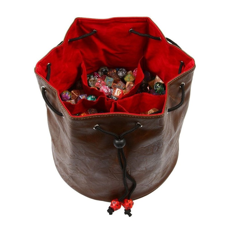 Brown/Red Pouch of the Endless Hoard Dice Bag