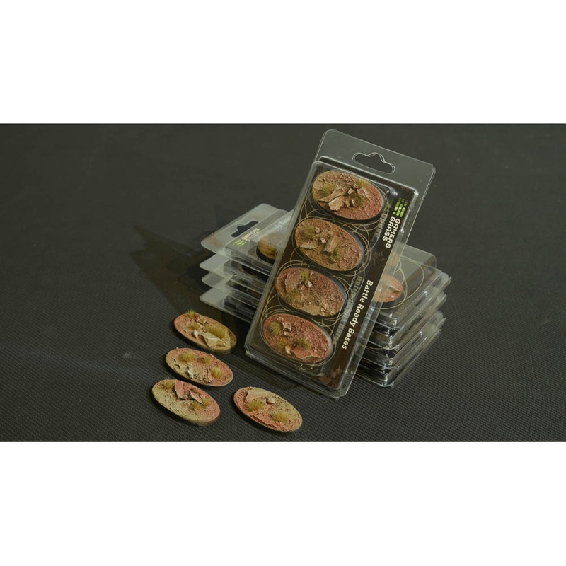 Battle Ready Bases: Badlands – Oval 60mm (4)