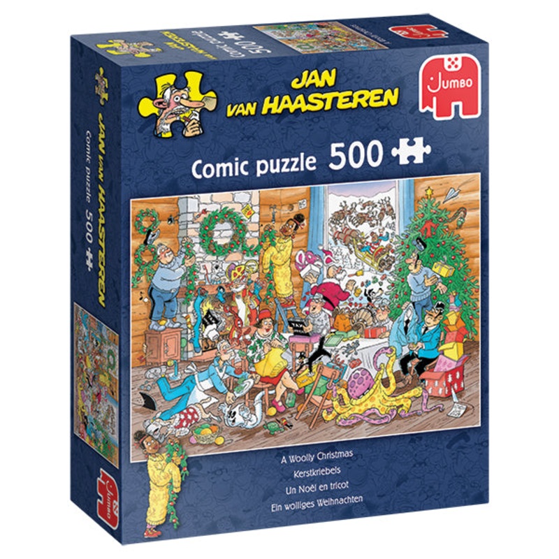 A Woolly Christmas 500 Piece Jigsaw Puzzle by Jumbo