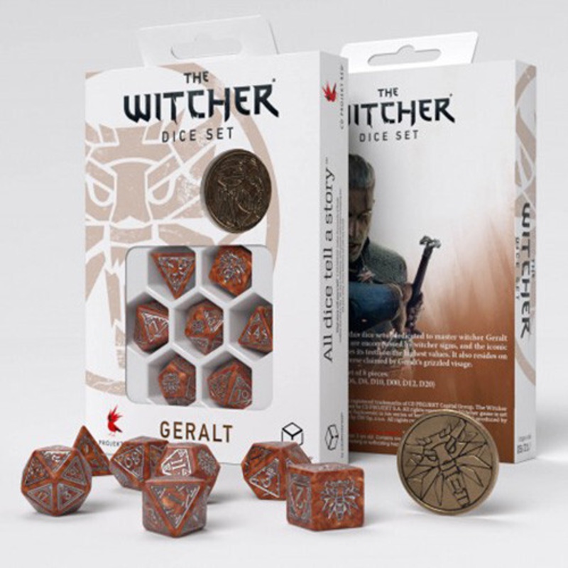 The Witcher Dice Set Geralt – The Monster Slayer