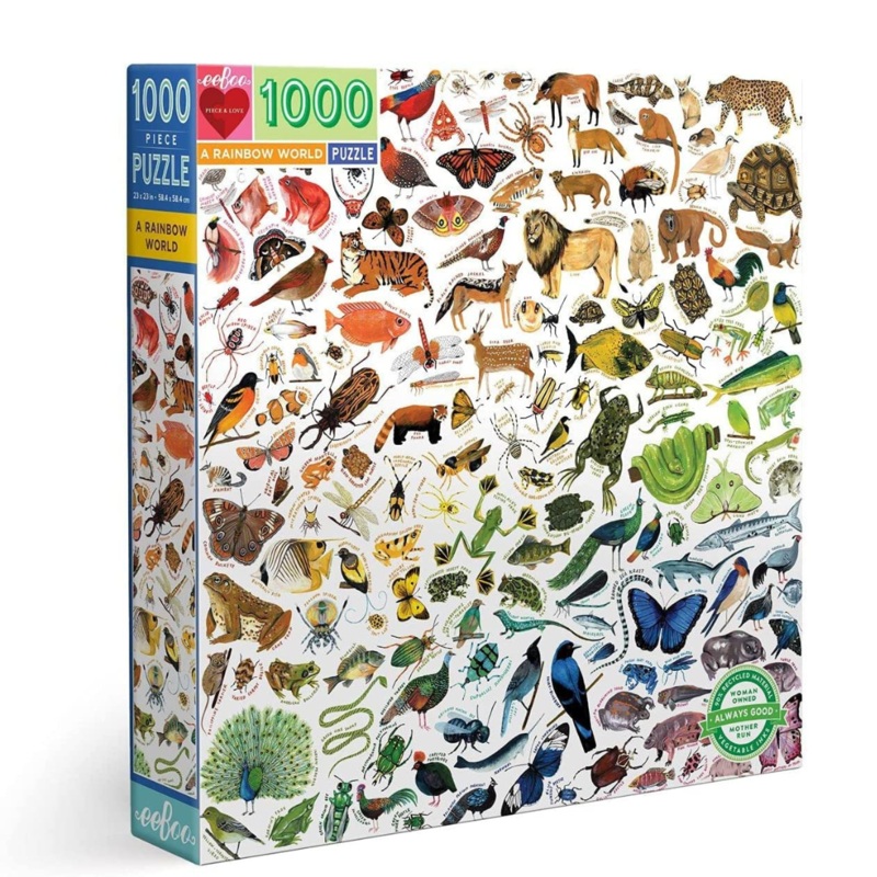 A Rainbow World 1000 Piece Puzzle