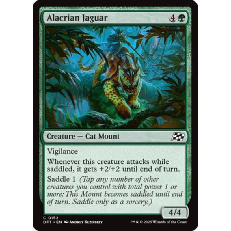 Alacrian Jaguar (DFT-152) – Aetherdrift Foil [Common]