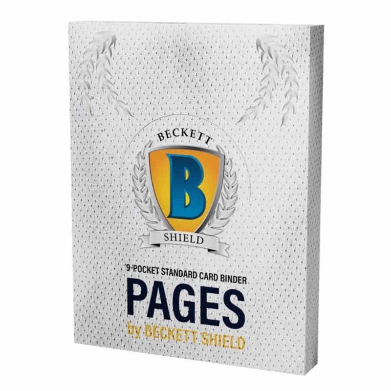 Beckett Shield 9 Pocket Card Pages 100ct Box (90501)