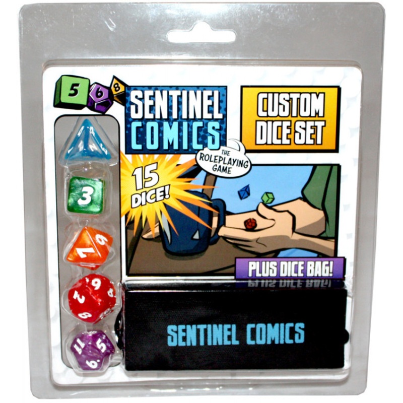 Sentinels Comics: RPG Custom Dice Set