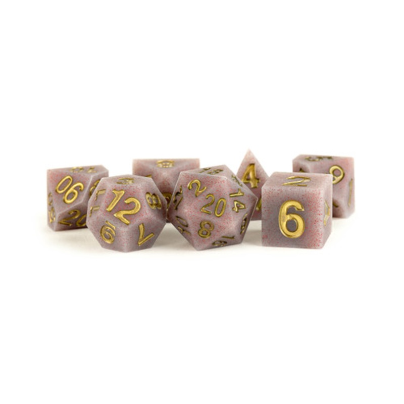 Volcanic Soot Silicone Dice Set