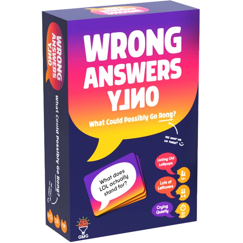 Wrong Answers Only (Last Chance)