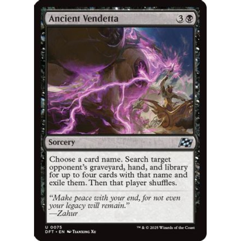 Ancient Vendetta (DFT-075) – Aetherdrift [Uncommon]