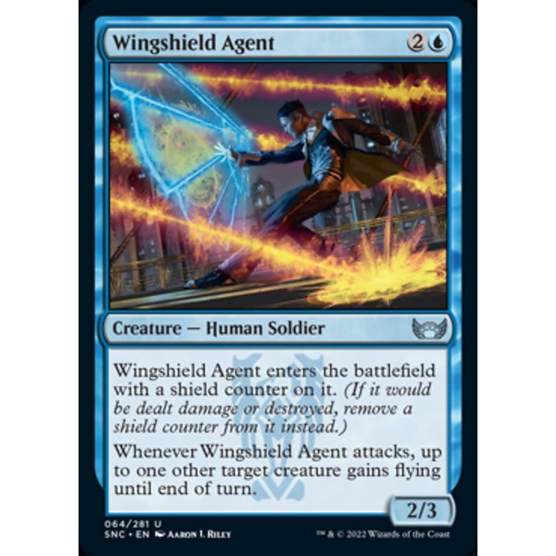 Wingshield Agent (SNC-064) – Streets of New Capenna [Uncommon]