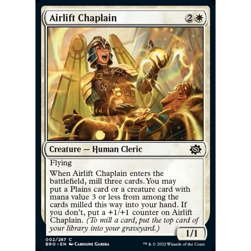 Airlift Chaplain (BRO-002) – The Brothers’ War [Common]
