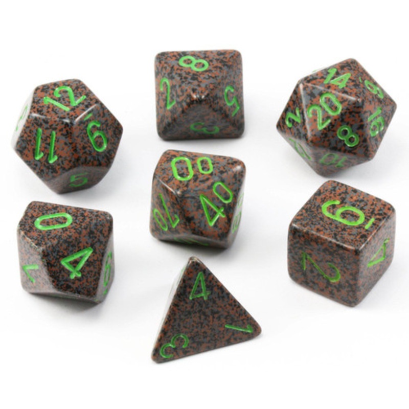 Speckled Earth  Dice Set