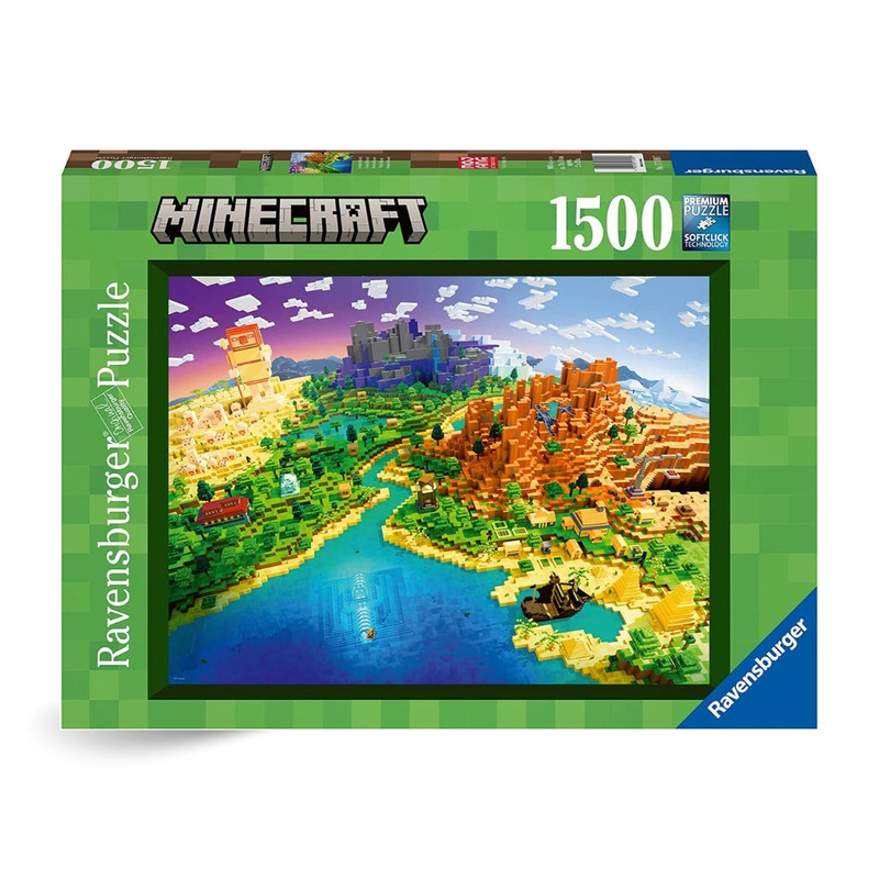 World Of Minecraft 1500 Piece Puzzle
